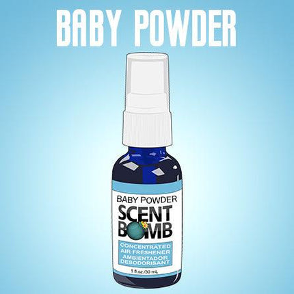 scent bomb spray air freshener baby powder