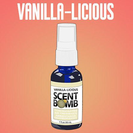 scent bomb spray air freshener vanilla