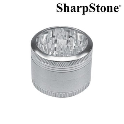 sharpstone cleartop 4-piece grinders silver