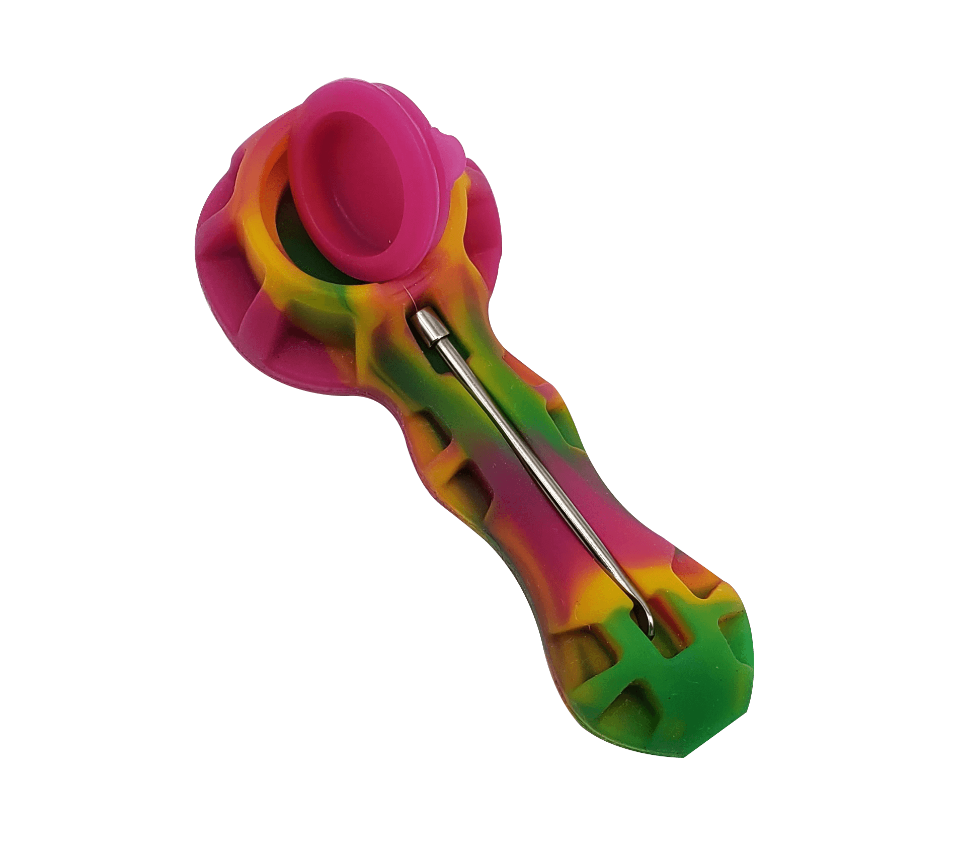 Silicone Hand Pipe with Glass Bowl