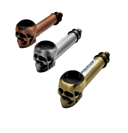 skull metal pipe