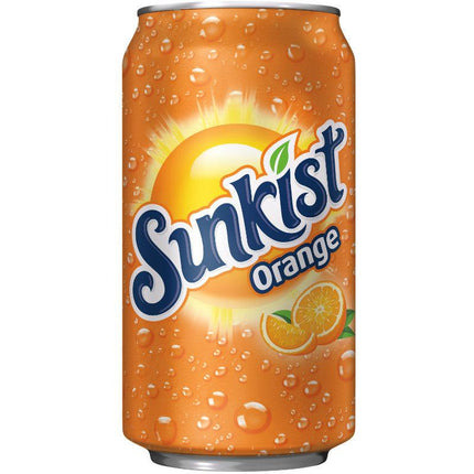 sunkist soda cans - 355ml orange