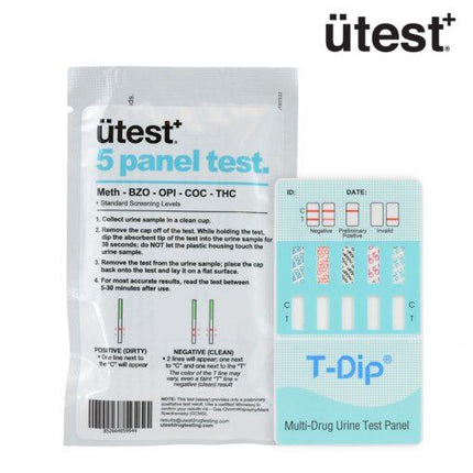 utest-5-panel-urine-test-kit-meth-cocain-thc-opium-bzo-maple-ridge-langley-smoke-vape-shop-hootz