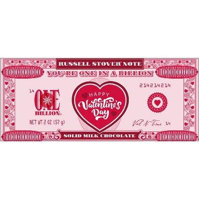 Russell Stover Valentines Bill Chocolate 57g - Hootz