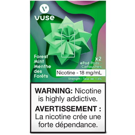 vuse pods - forest mint