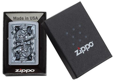 zippo lighters steampunk king spade