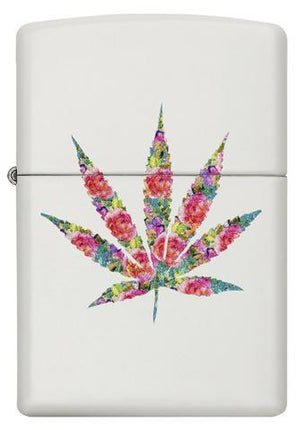 zippo lighters floral weed